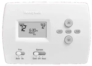 installer thermostat programmable 